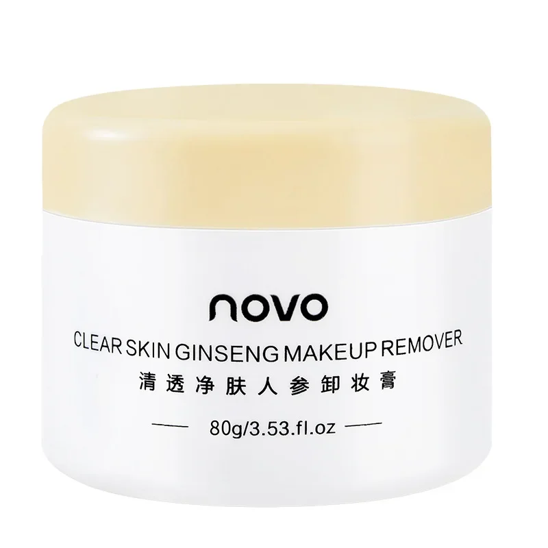 NOVO Ijscrème Make-up Remover Gezicht Diepe Reiniging Zacht Niet-irriterend Exfoliërend Oog Lip Gezicht 3-in-1