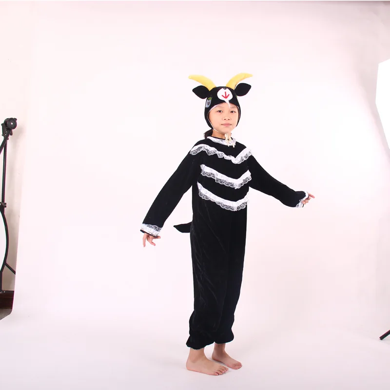 Children's Animal Cartoon Black Goat Performance Suit Cute Sheep Dance Performance Costume Children's Halloween Cosplay image 3