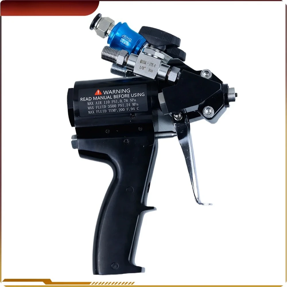 Polyurethane Foam Spray Gun P2 Air Purge PU Foaming Injection AB Two-Component High Pressure Polyurea Coating Spray Gun