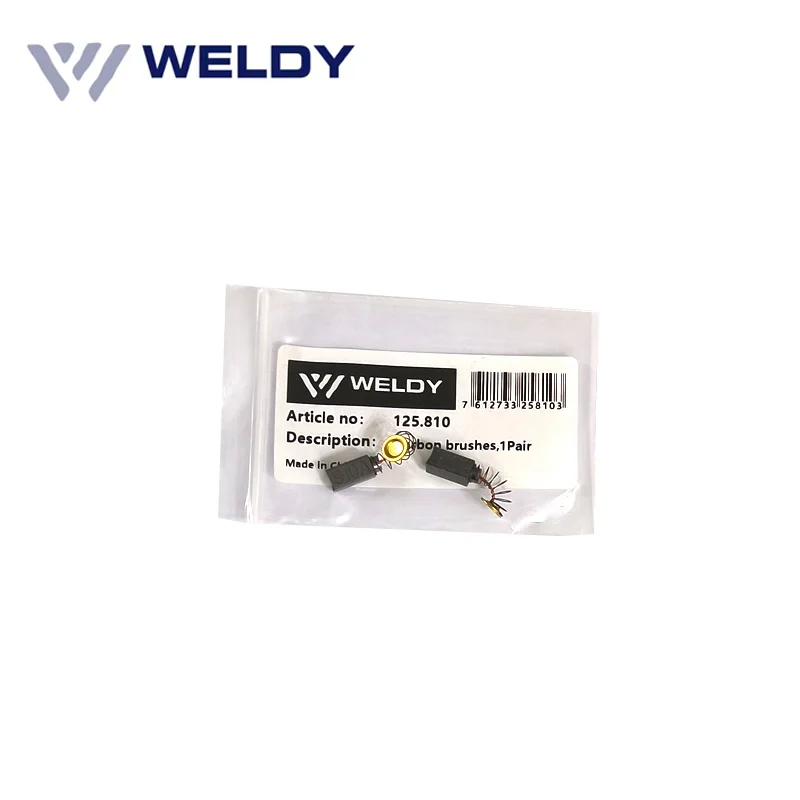 แปรงคาร์บอนเดิม 125.810 สําหรับ WELDY Hot Air ไฟฉาย HT1600 ปืนความร้อนเครื่องเชื่อมพลาสติกอะไหล่เครื่องมืออุปกรณ์เสริม