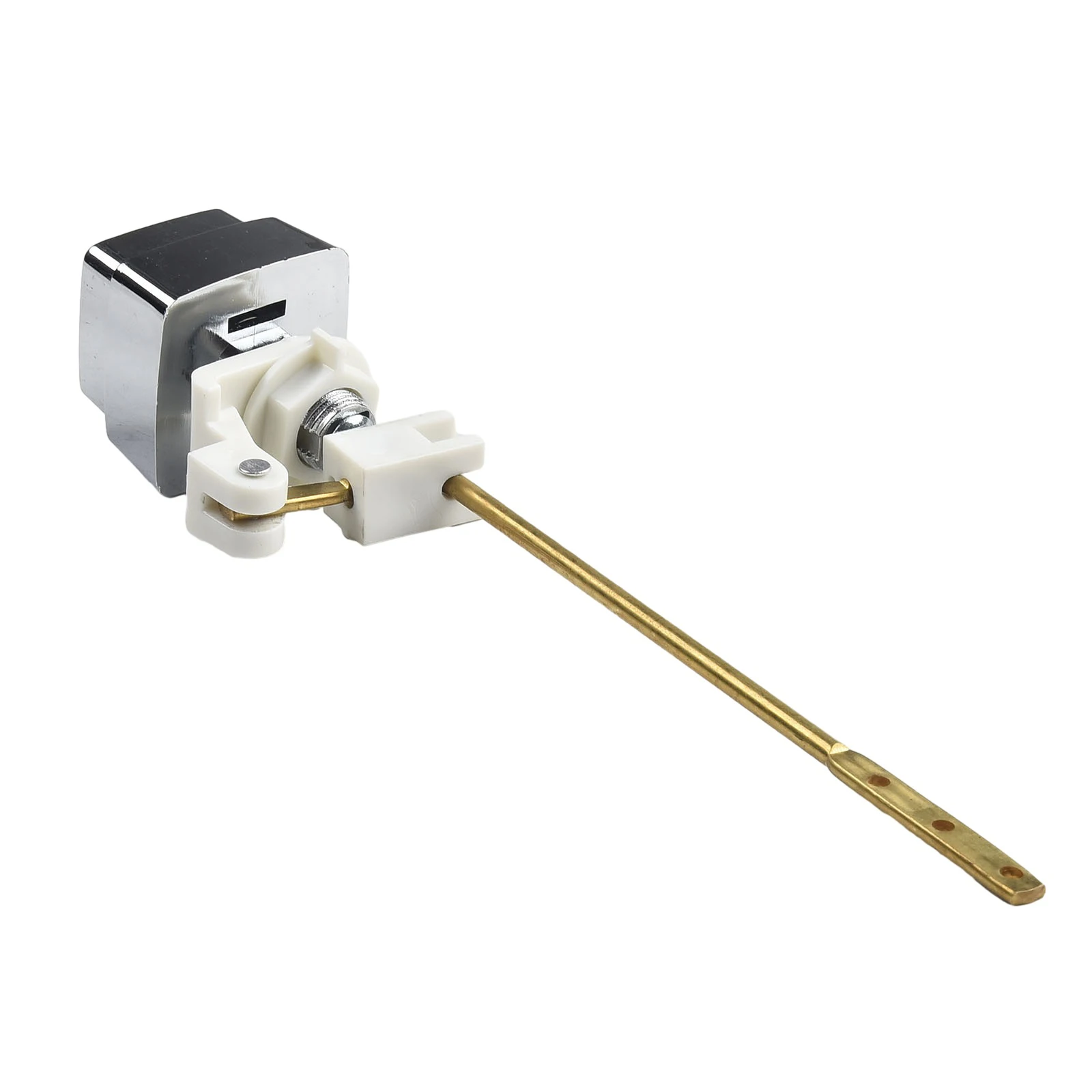 Button Tank Push Button 1PCS Master Plumber Push Button Side Mount Tank Toilet Arm Brass Lever Flush Practical