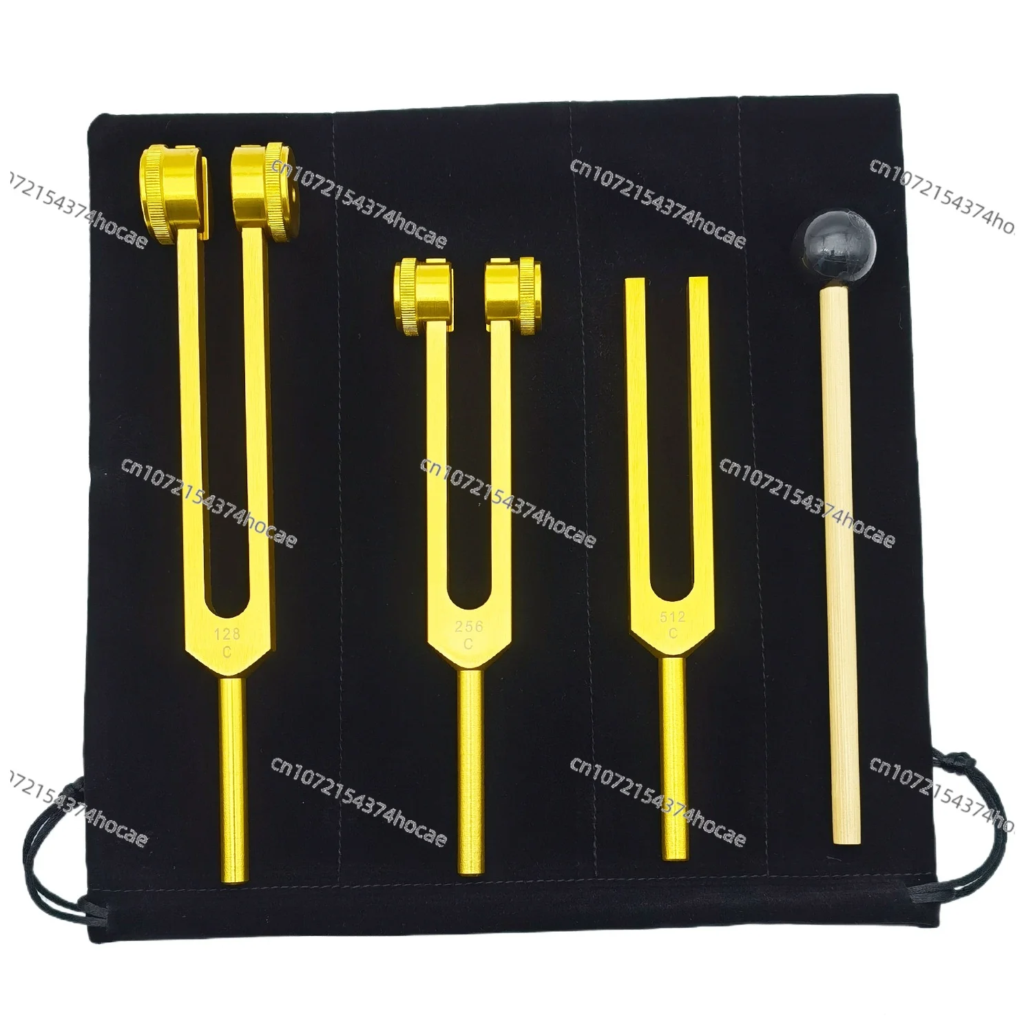 Tuning Fork Therapy Kit (128Hz, 256Hz, 512Hz) Basic Yoga and Meditation Accessories and Sound Therapy Devices