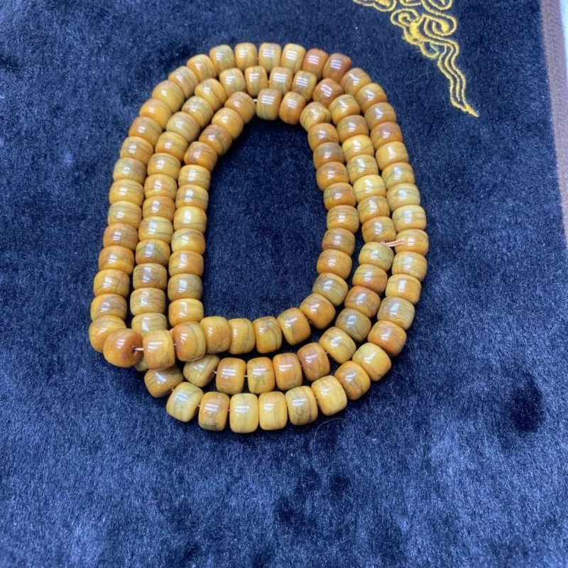 

Yak 108 Real Bone Handheld Tibetan Long Bracelet Women and Men Buddhist Prayer Beads Spiritual B