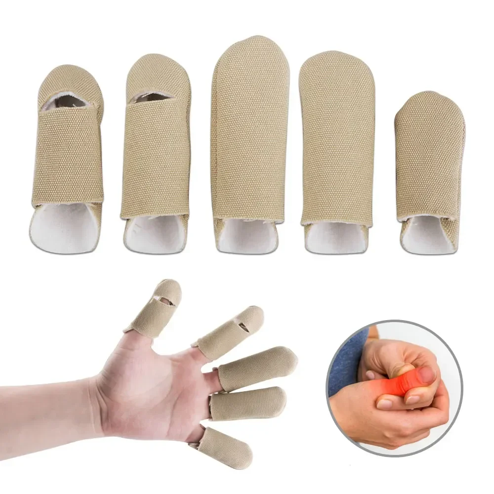 10Pcs Castor Oil Pack Wrap for Fingers, Organic Cotton Reusable Castor Oil Pads for Finger Tingling Finger Arthritis Cracking