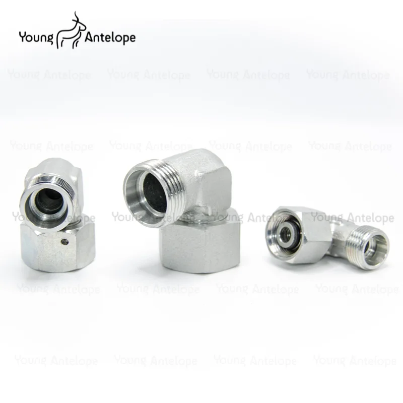 Внутренние и внешние провода Гидравлическое прямоугольное колено 2C9 Легкие переходные соединения 2D9 из углеродистой стали для тяжелых условий эксплуатации H-типа склеенные