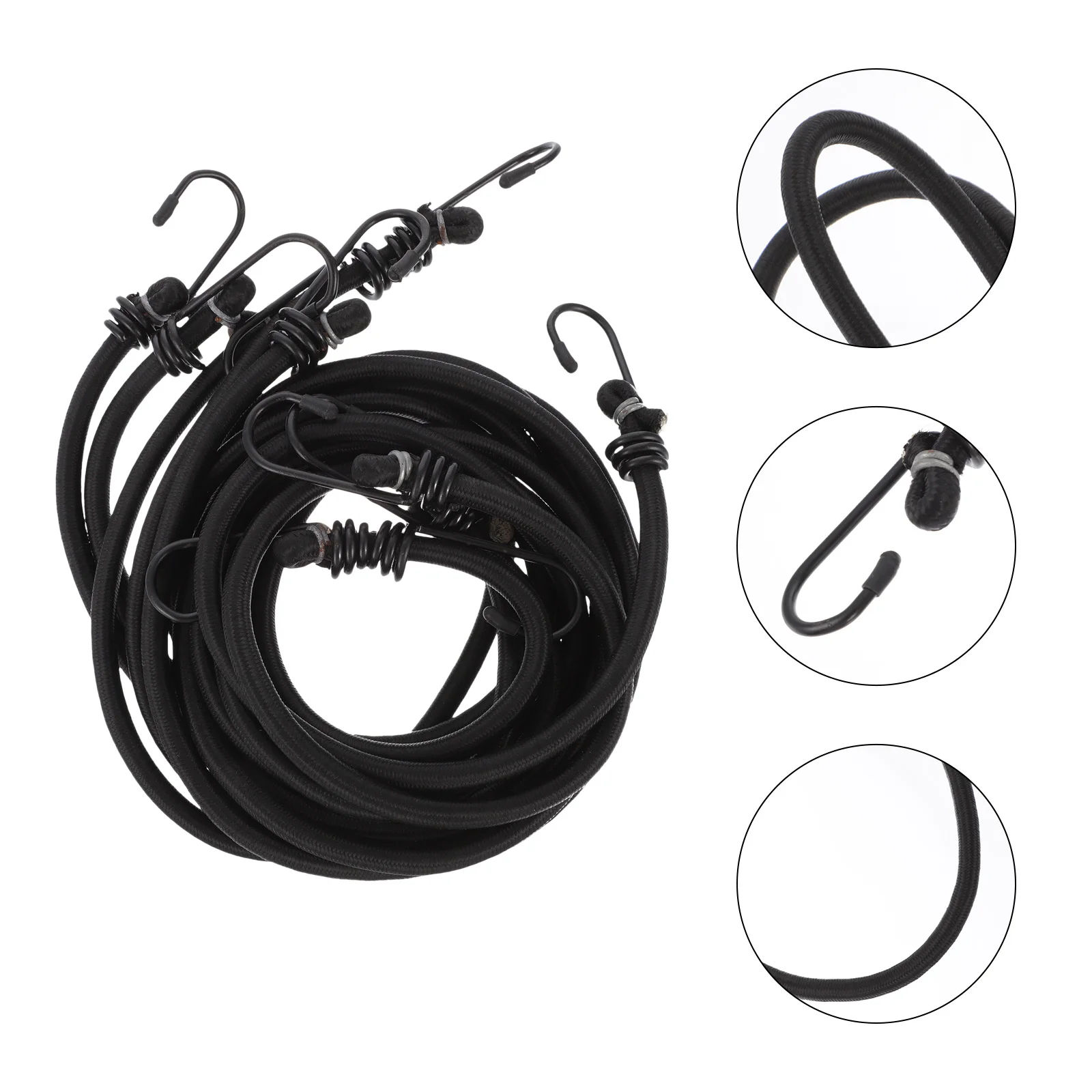 5Pcs Bicycle Bike Cargo Binding Bands Elastic Tensioner Straps Luggage Fastening Rope Durable Cord for Motorbike - Image 6