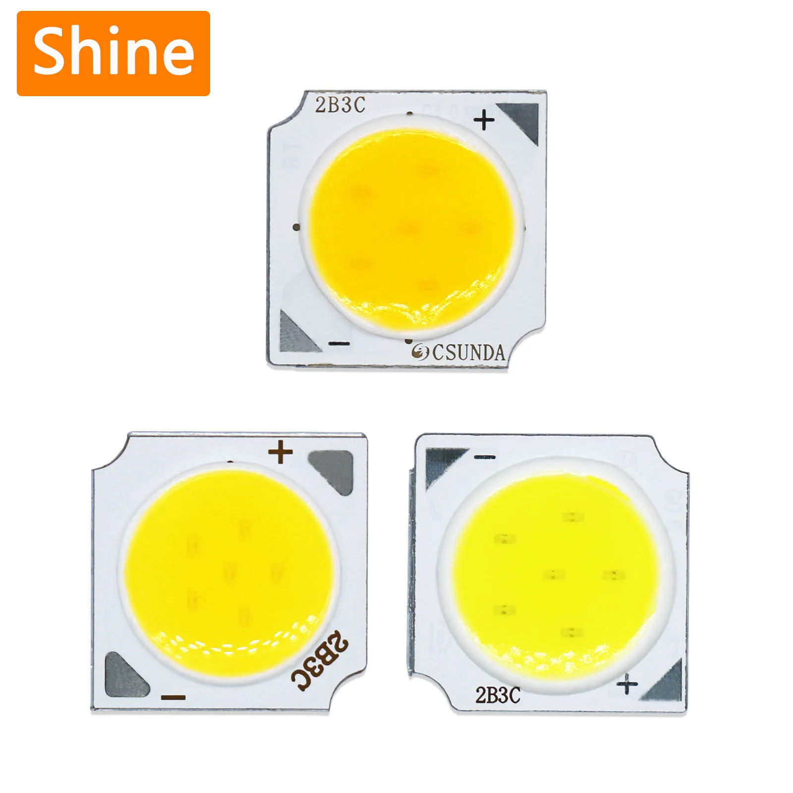 10 Stuks 3W/5W/7W/10W 6500K/4000K/3000K Led Cob Licht Kralen 1313 Ra≥ 70 Led Lamp Kraal Led Gloeilamp Spot Licht Downlight Diode Lamp