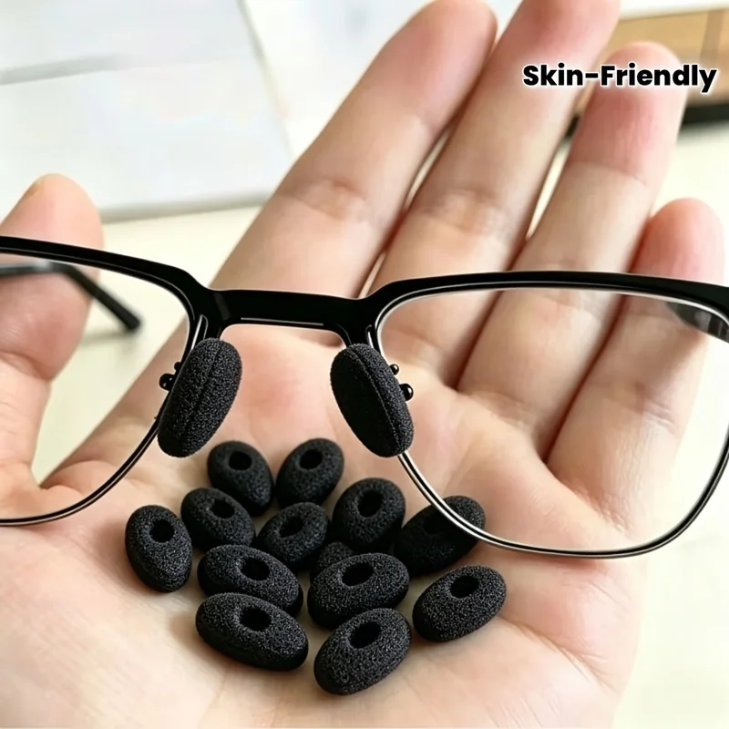 30pcs High-density Sponge Nose Pads, Reduce Pressure Marks, Prevent Glasses from Slipping Down