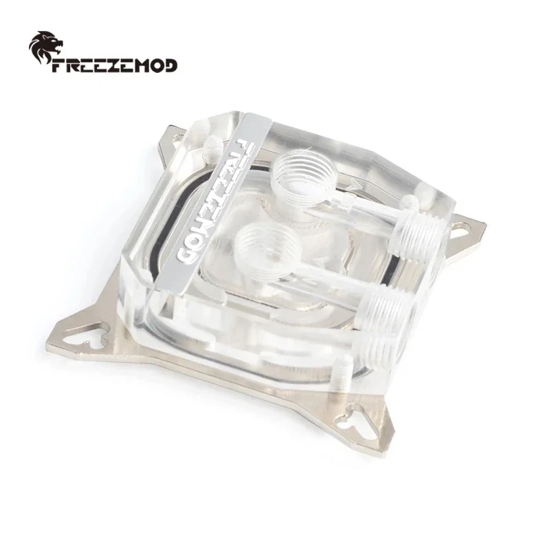 FREEZEMOD คอมพิวเตอร์ GPU Core Water Block เข้ากันได้กับ51*61, 53*53, 55*55, 58*58, 61*61 Hole Pitch 5V RGB AURA SYNC