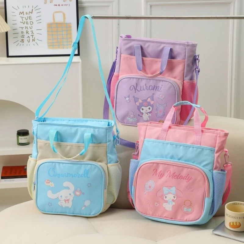 

Sanrio Kuromi Kawaii Handbag Cartoon Animation Cinnamoroll My Melody Shoulder Bag Girls Thickened Top-Handle Bags Crossbody Bags