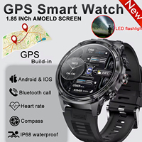 2025New V99 1.85-inch Ultra HD Smart Watch NFC GPS sensing Bluetooth Call 710 Mah Large Battery Sports Fitness IP68 smartwatch