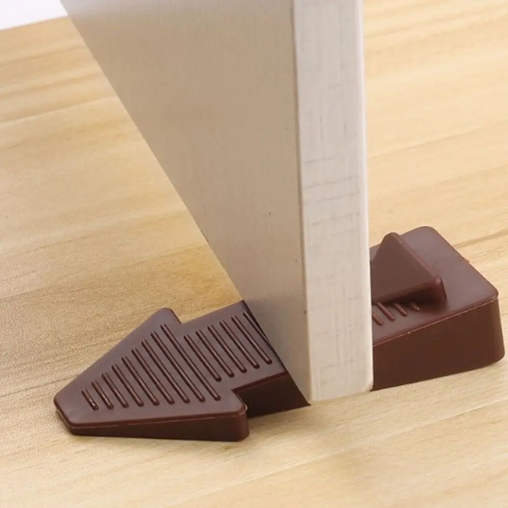 

2Pcs Wind resistant Doorstops Door Stopper Buffer Stackable Door Stop Rubber Safety Door Wedge Floor