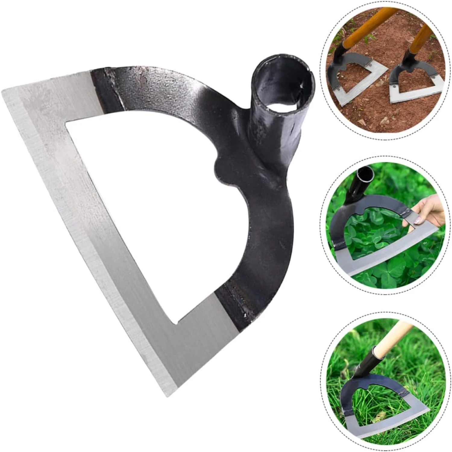 Long-lasting and Indispensable Heavy Duty South American Hoes - Set of 2 Flexible and Versatile Japanese Stainless Steel Garden