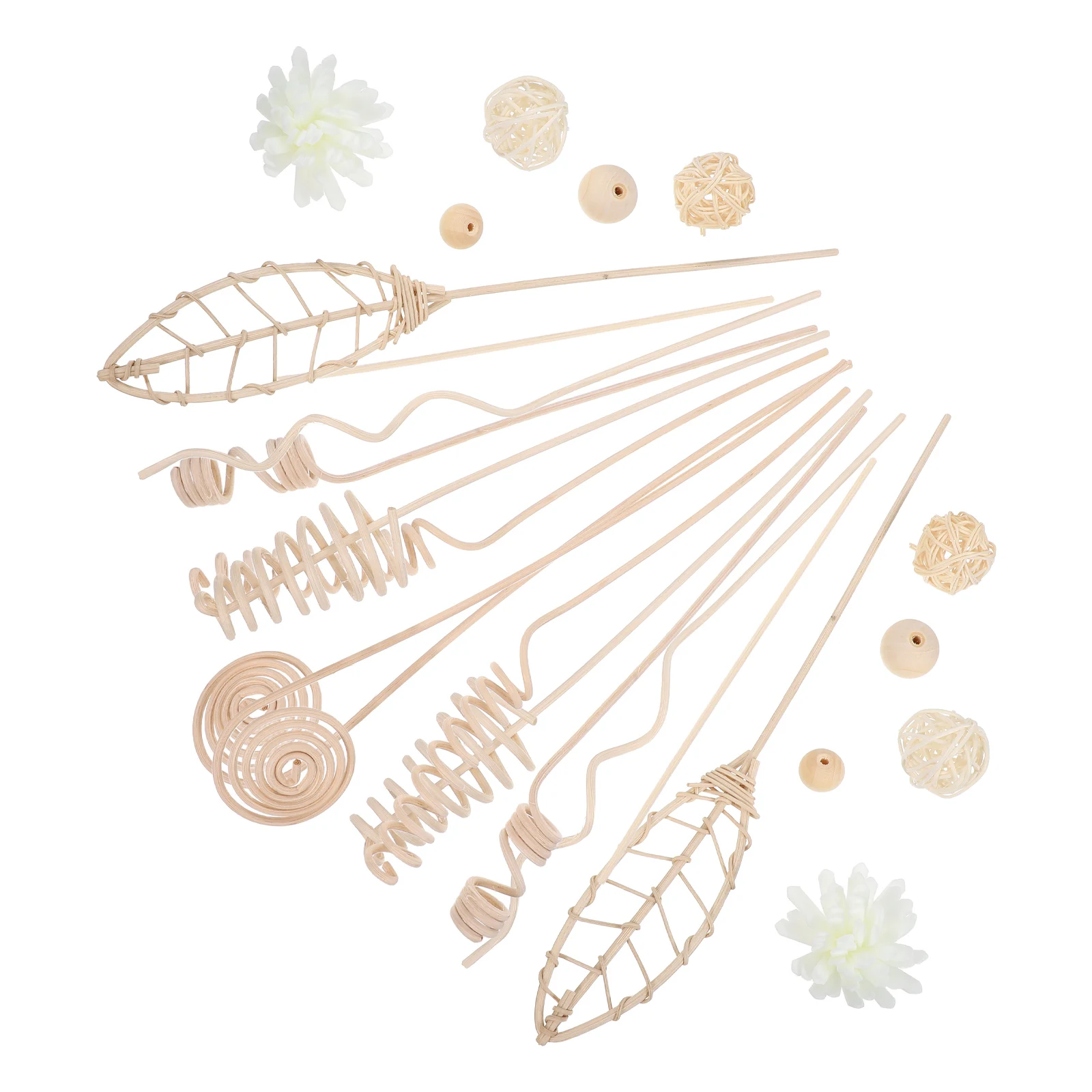 

32Pcs Reed Diffuser Refill Sticks Premium Natural Rattan for Essential Oil Diffusers Home Office Bedroom Scent Dispenser