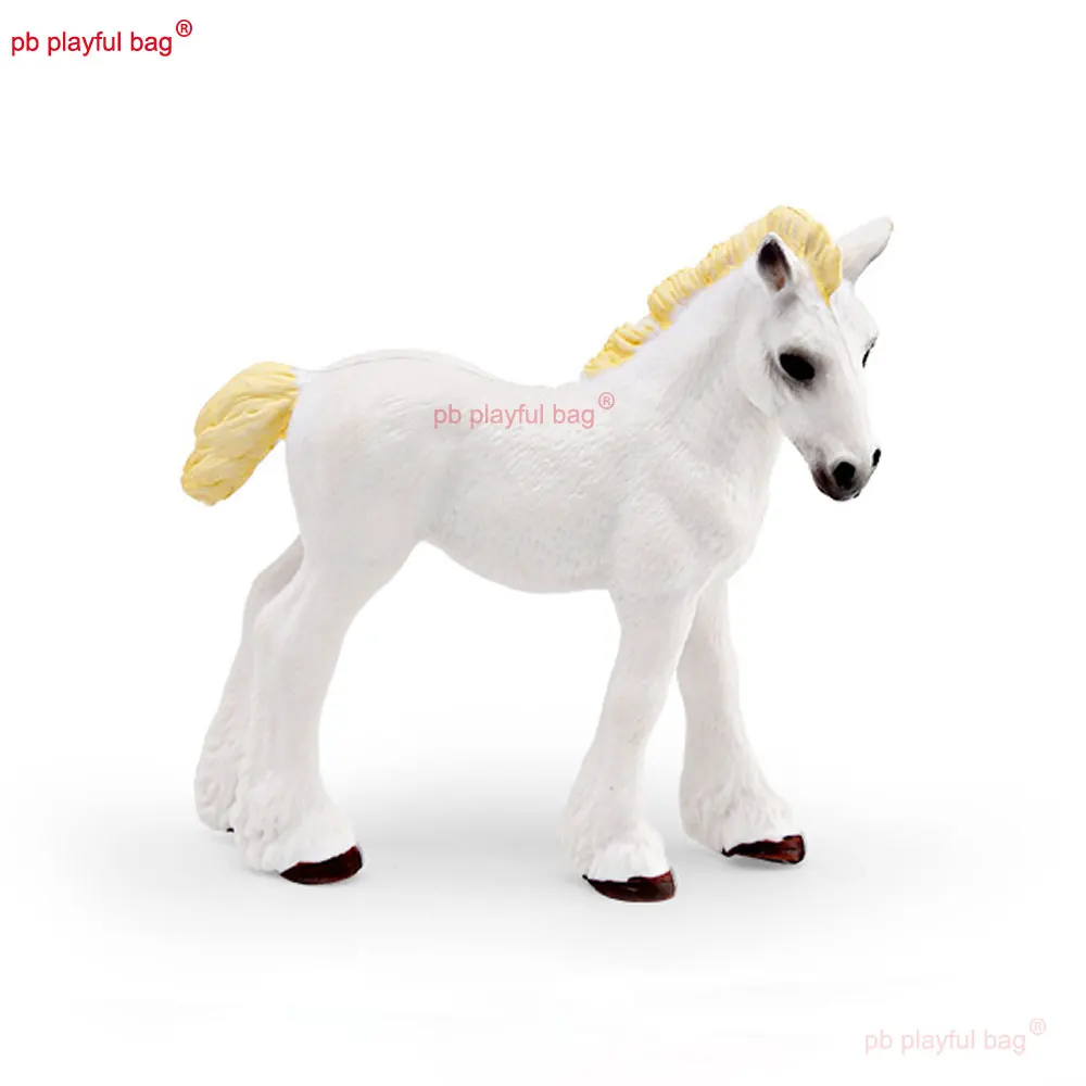 Simulation Horse Model Farm Toys Animals Figures Action Figure Toy Brown Pony Educational Collectible Decor Kids Gifts ZG386