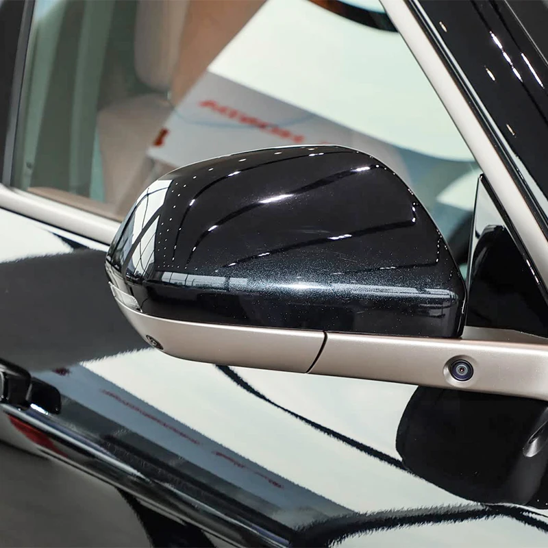 Factory Direct Sales Side Mirror Rearview Car Mirror Folding Heating Black Car Mirror