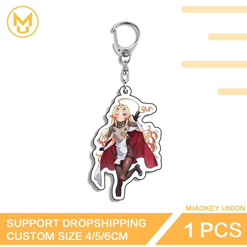Teoritta Lively Waifu Animelover Hängende Dekoration Modischer Doppelseitiger Schlüsselanhänger Luxuriöser Niedlicher Neuartiger Anhänger Schmuck