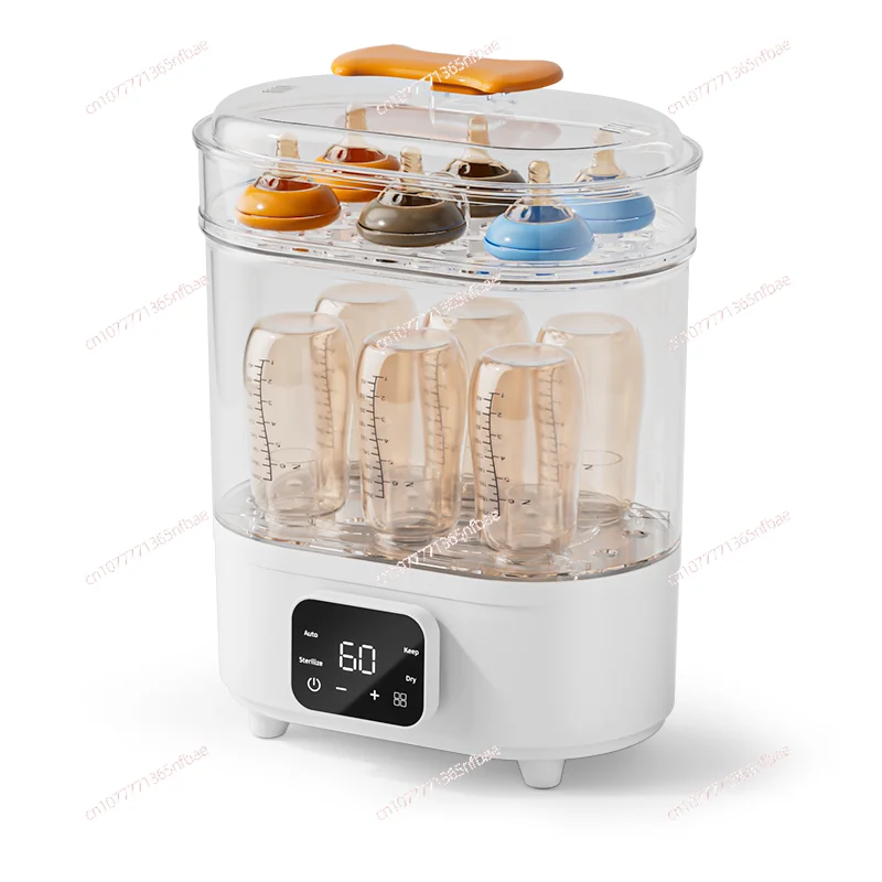 

Multifunctional Electric Baby Bottle Sterilizer and Dryer with Digital Display for Baby Bottles & Pacifiers