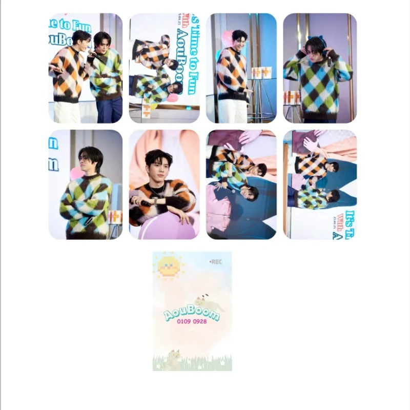 

8 шт./компл. без повторения Aouboom Aoutnbknr Besevboom HD постер тайского телевидения мы драматические стебли фото изображение двусторонние печатные карты