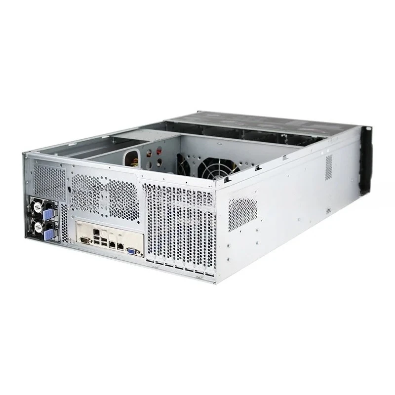 S46524 Chia Mining Server Chassis 4U 24 Bay Hotswap Rack Super Huge Storage NVR NAS 4U Rackmount Case for Chia Mining