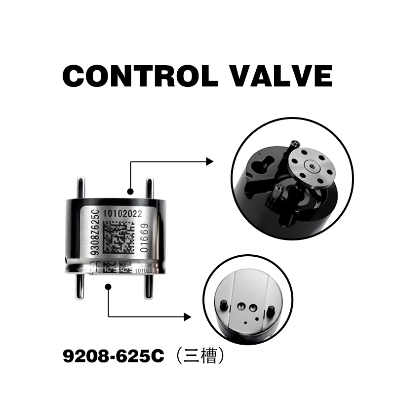 9308-625C 9308625C Common Rail Fuel Injector 3slot Control Valve 28535923 28577595 28577599 For EMBR00301D Injector