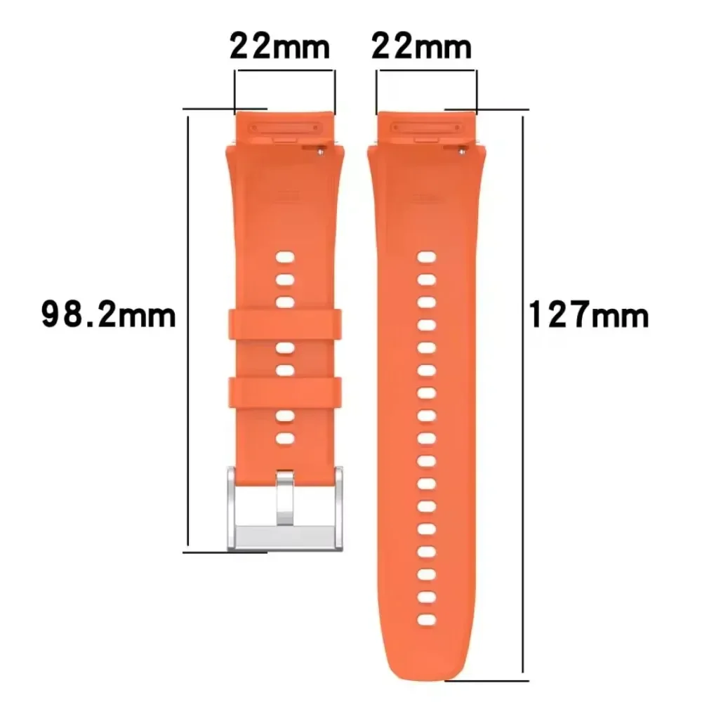 20/22mm Soft Silicone Strap for Oneplus Watch 4 3 2 2R Lite Breathable Belt for OPPO Wacth S X3 X2 X Amazfit Balance 3 2 Correa