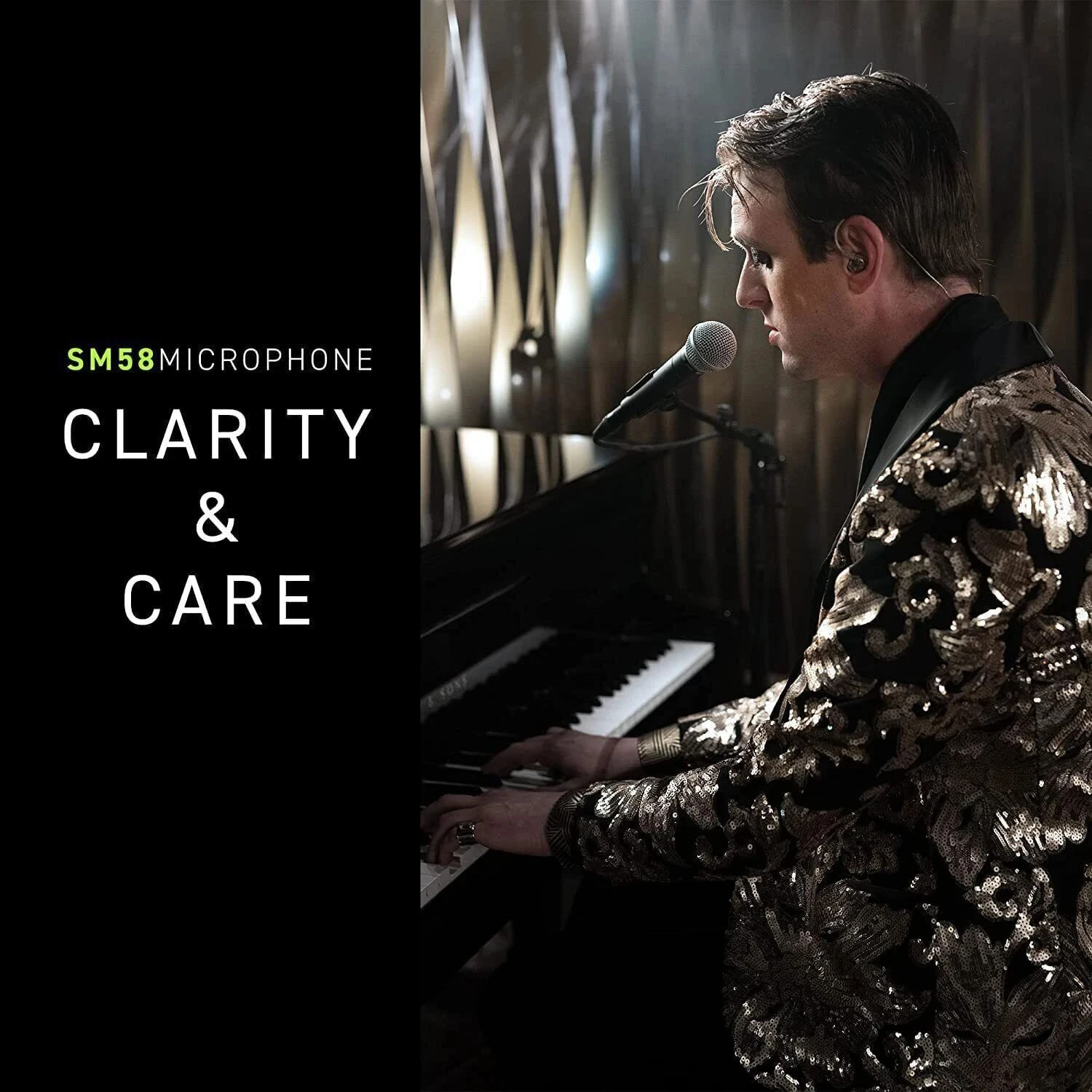 BETA58A Microfone com Cabo e Caixa, Microfone para Canto de Palco, Profissional, Com Fio, Shure, Karaoke, 3Pcs