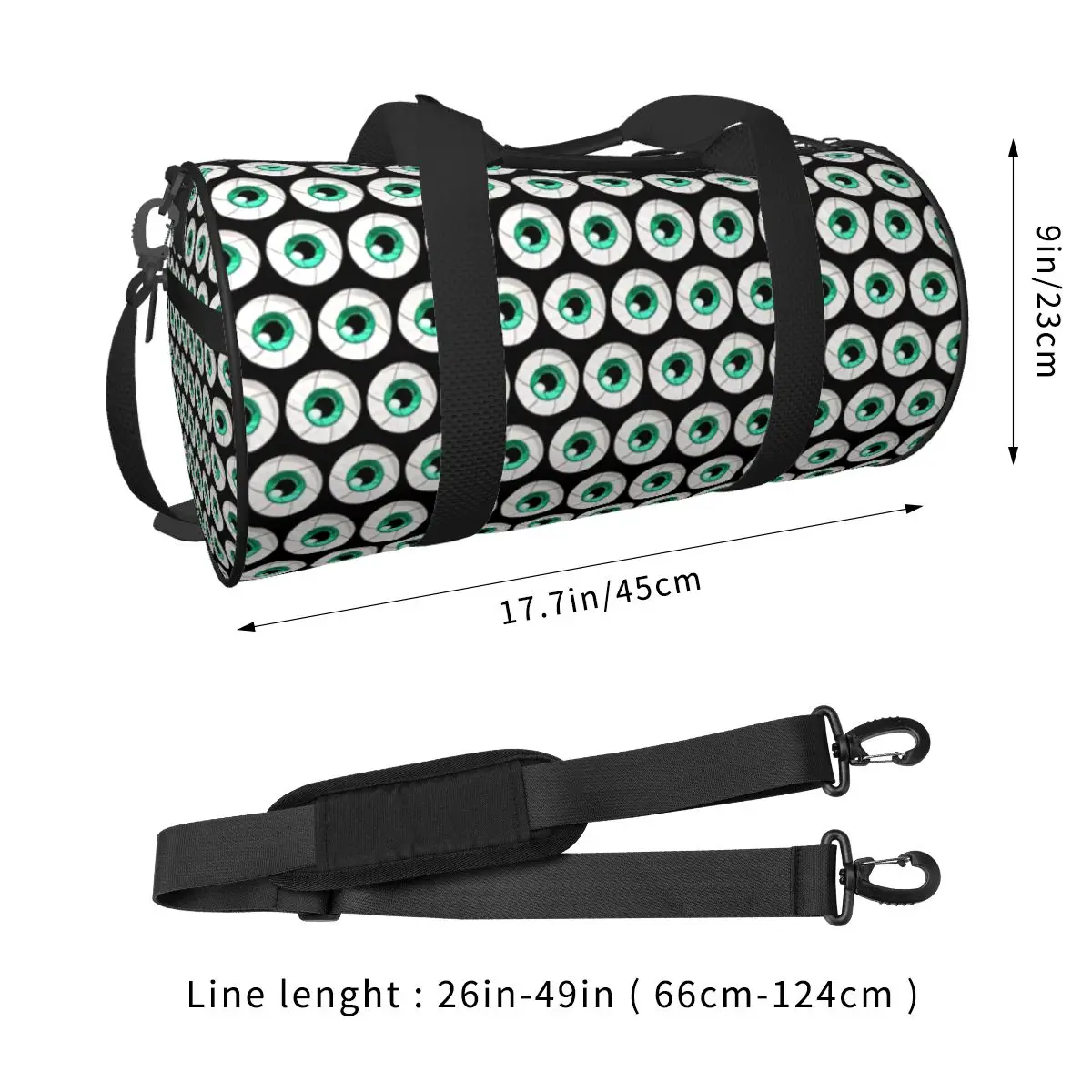 Gym Bag Eyeball Sports Bag Gym Accessories Men Women Outdoor Design Handbag Cute Swimming Fitness Bag