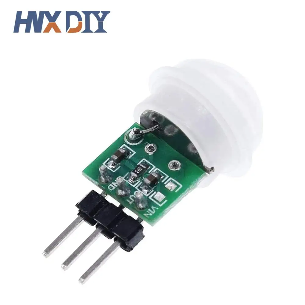 1-10pcs Mini IR Pyroelectric Infrared PIR Motion Human Sensor Automatic Detector Module AM312 Sensor DC 2.7 to 12V