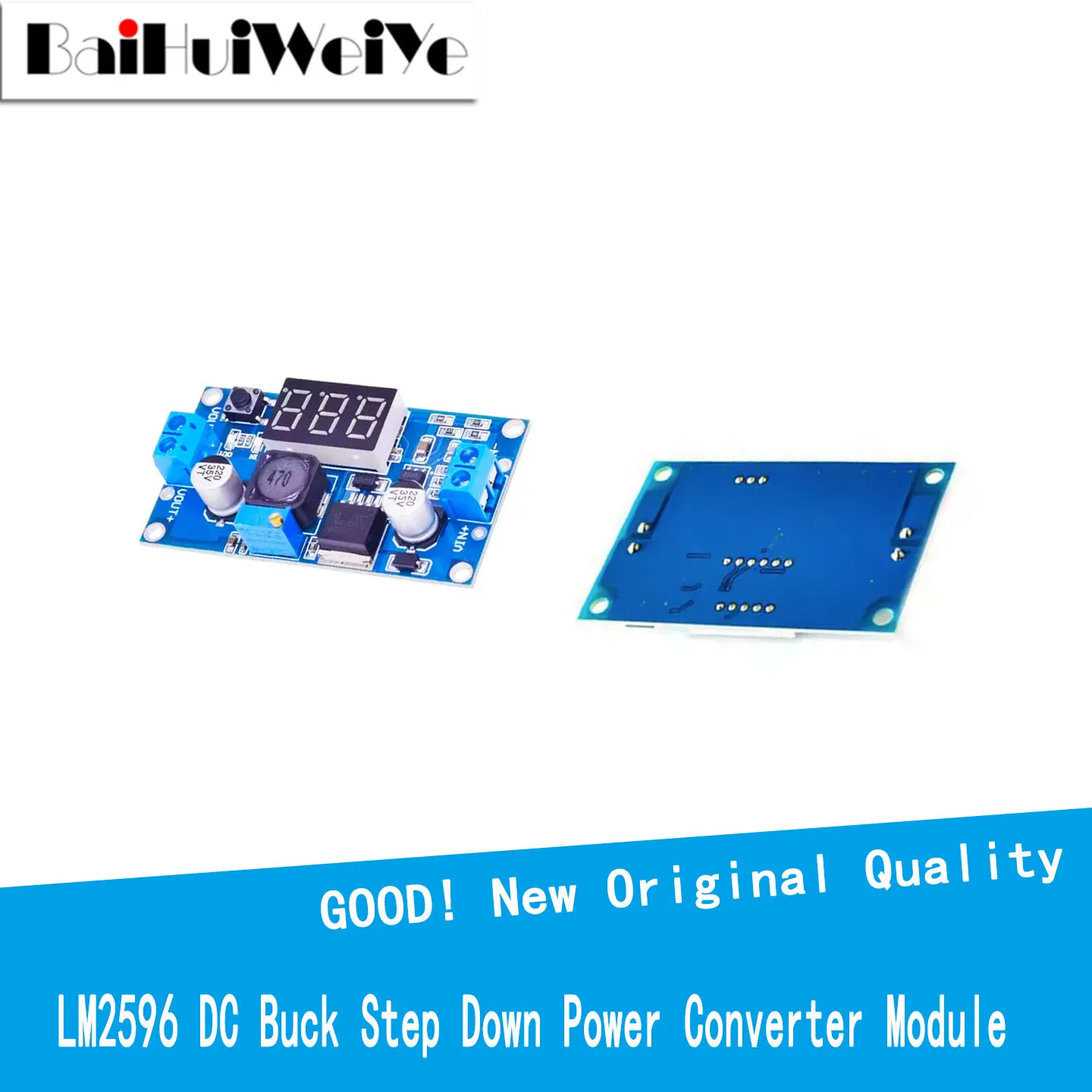 1PCS LM2596 DC DC Step Down Converter Voltage Regulator LED Display Voltmeter 4.0~40 to 1.3-37V Buck Adapter Adjustable Power