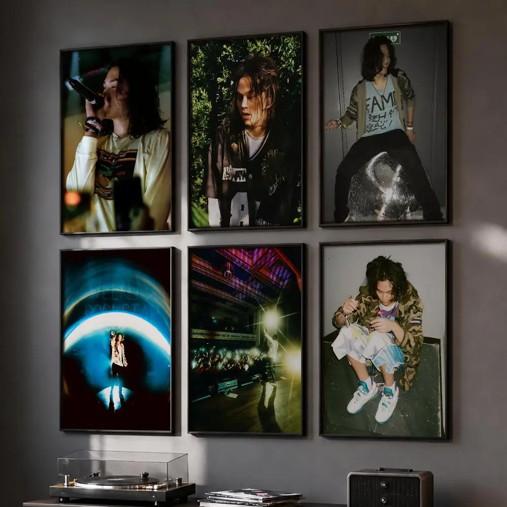 F-Feng Rapper Album Poster HD Wandkunst Wandaufkleber für Zuhause Wohnzimmer Schlafzimmer Bar Büro Dekor Drucke
