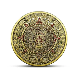 Mayan Aztec Calendar Challenge Coin Finger Skill EDC Gadgets Fidget Toys For ADHD And Anxiety Commemorative Antique Gifts