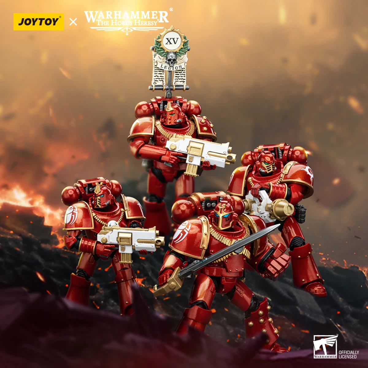 

[Pre-Order] Genuine JOYTOY 1/18 Action Figure Warhammer 30K Thousand Sons Legion MKIV Tactical Squad Anmie Toys Model Gifts