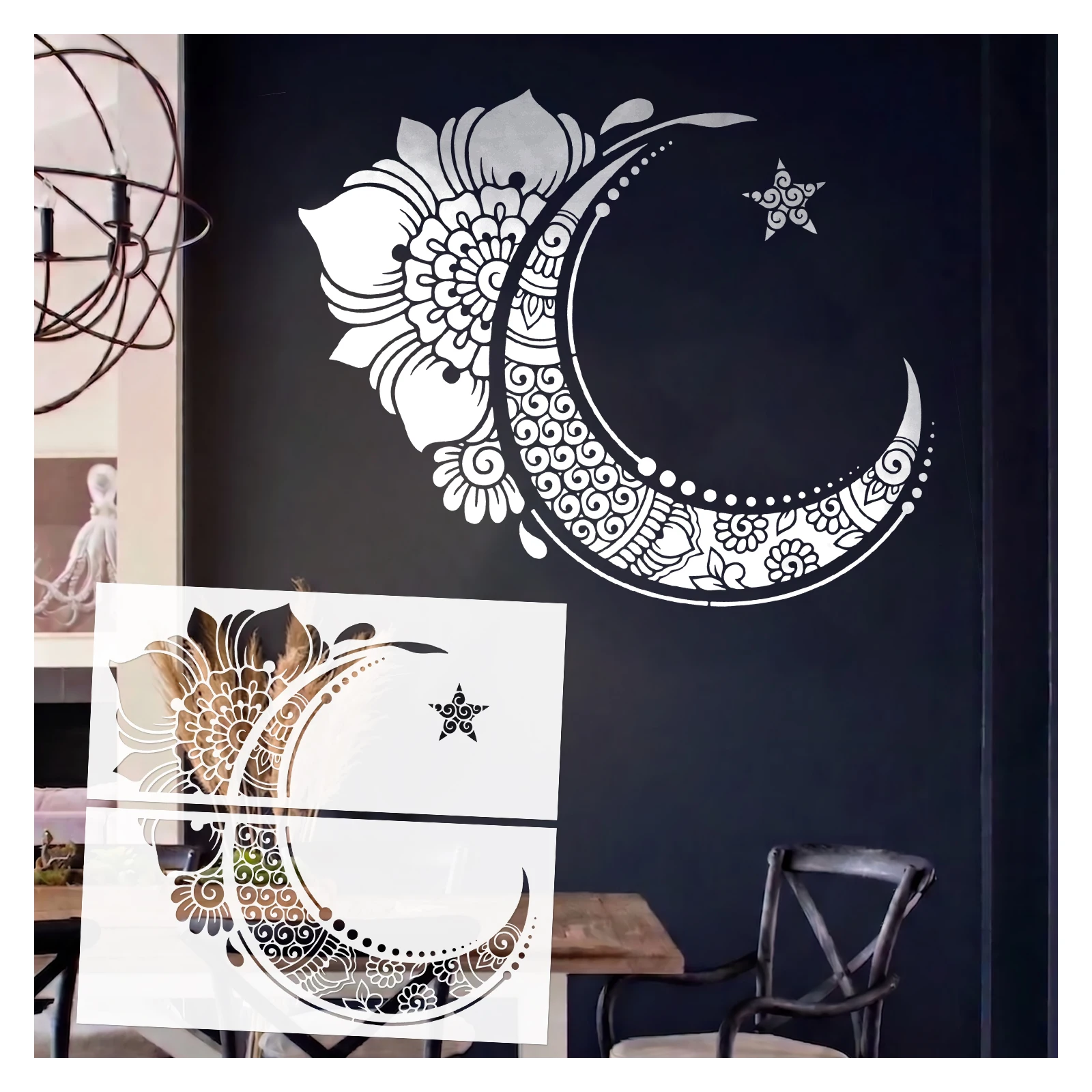 large-mandala-moon-star-islamic-wall-stencils-for-painting-reusable-lotus-floral-muslim-template-custom-plaster-home-decor