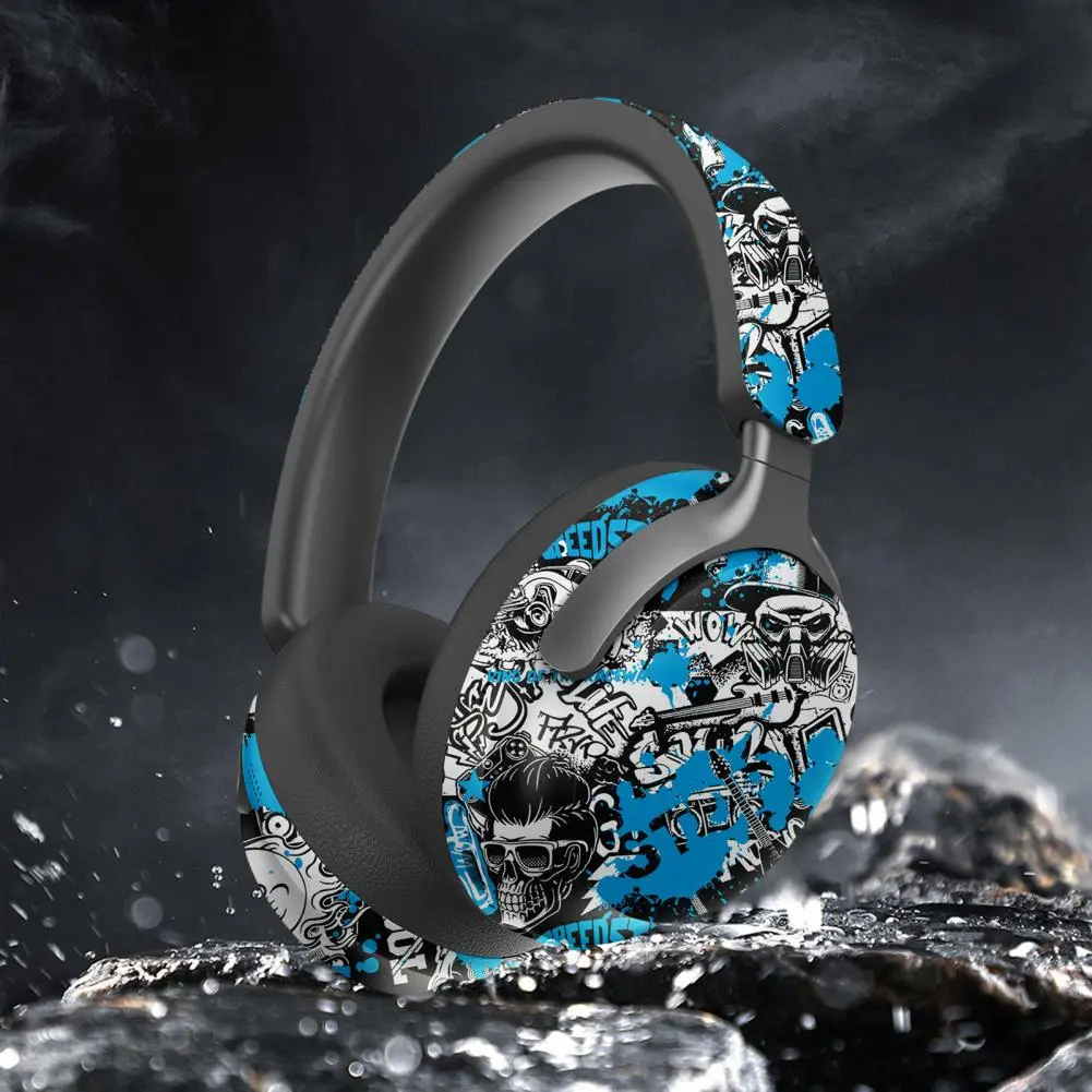 Noise-reducing Headphones Wireless Noise Cancelling Headphones with Adjustable Headband for Low Latency Bluetooth Connectivity