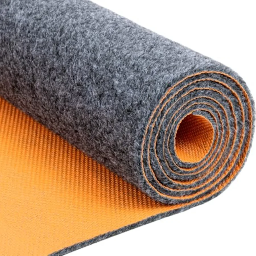 

8.5 6.6 Ft Heavy Duty Oil Spill Mat 6.5mm Thickened Large Garage Floor Mat for Under Car 1/4 Waterproof Rubber Backing Absorbs