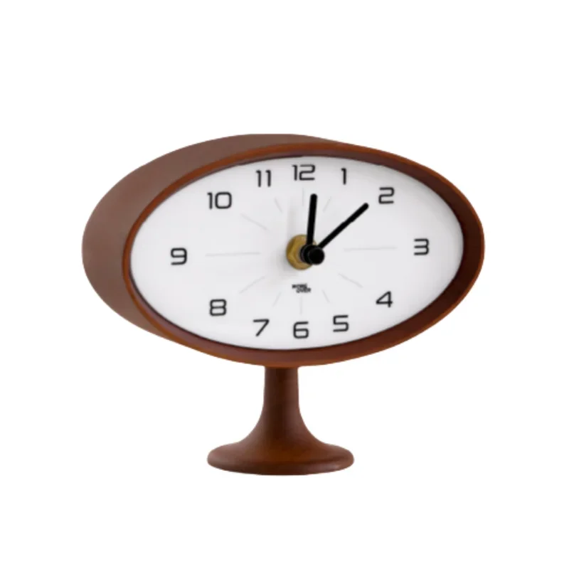 

Moreover Retro Style Solid Wood Table Clock for Living Room Bedroom Entrance Decorations Silent Luxury Home Decor