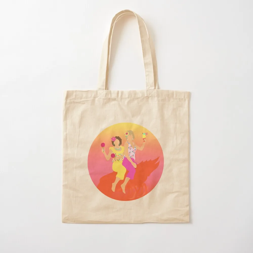 Barb and Star Go to Vista Del Mar - Horizon Tote Bag حقيبة الشاطئ حقيبة قماش حقائب نسائية للرجال #2