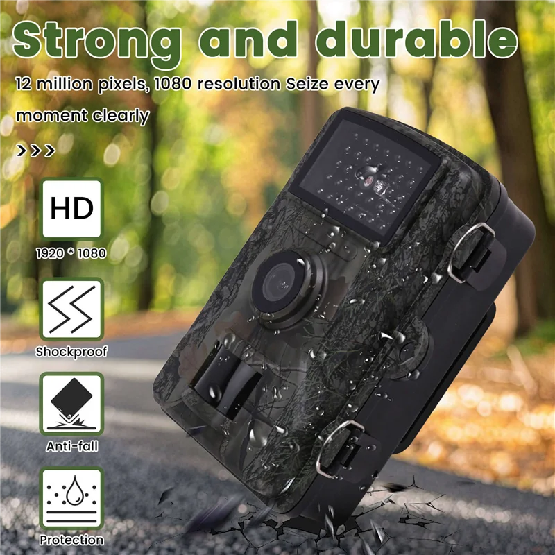 

NALFI-инфракрасная камера ночного видения, 2,0-дюймовый TFT HD-дисплей, 1920X1080p, IP66, водонепроницаемая камера для наблюдения за дикой природой, уличная камера