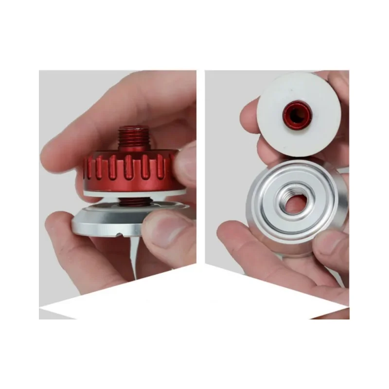 Self sealing vacuum valve alloy base red aluminum alloy base vacuum bag connector vacuum one-way locking valve base  valve