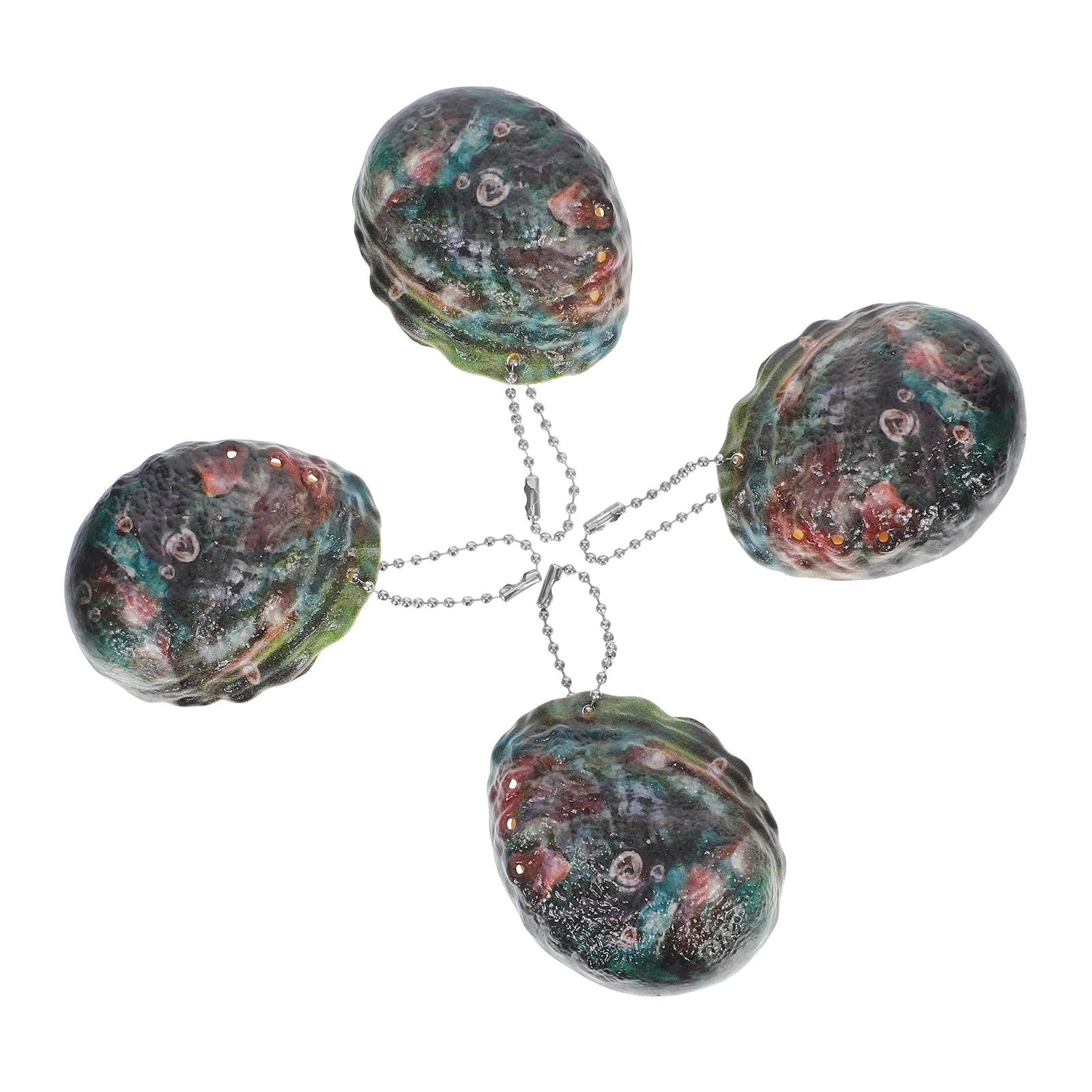 

4pcs Press to Squirt Water Gun Abalone Shell Shaped Kids Outdoor Pool Beach Sprinkler Lightweight Safe for Children