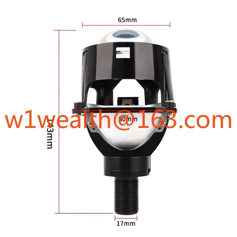 Bi Led 2.5 Inch Double Lamp Cup New Light Type 55W 6000K with Imported CSP Chip Bi Led Headlight Projector