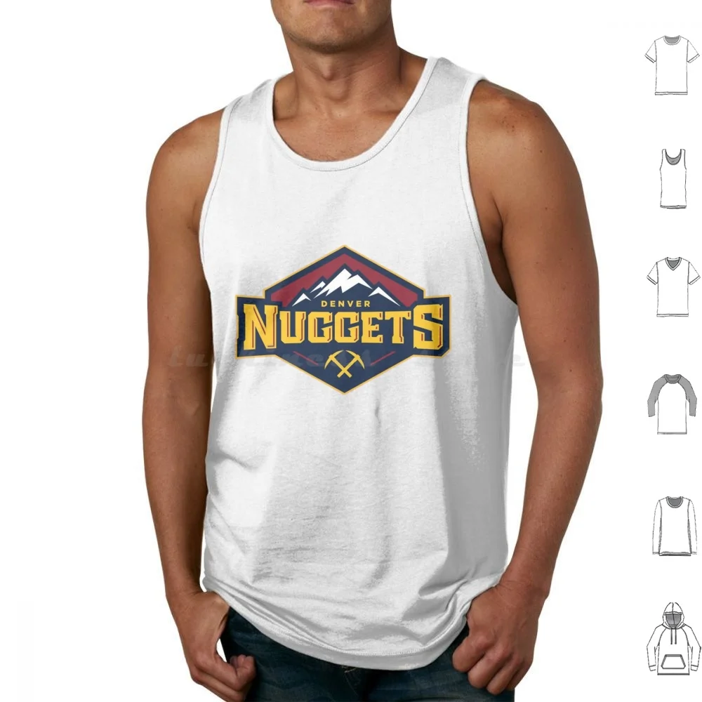 Basketball Tank Tops Print Cotton Jamal Murray Nuggets Basketball Nikola Jokic Denver Colorado Sports Jokic Bones Hyland