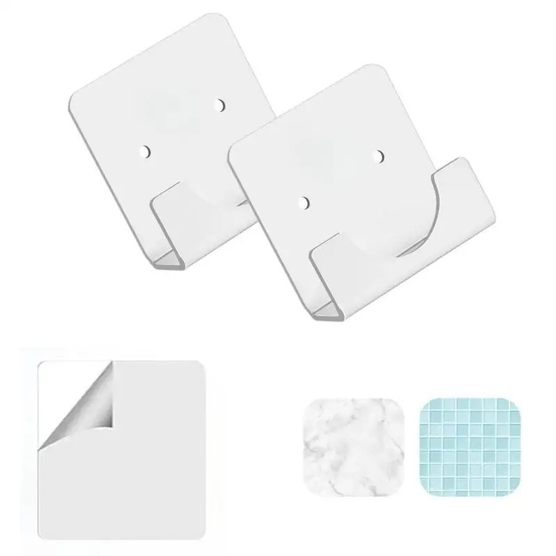652F 2Pieces Practical Shower Rod Support for Secure and High Performances Mounting
