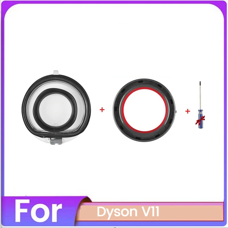

3PCS Dust Bucket Seal And Dust Box Base Cover For Dyson V11 Vacuum Cleaner Accessories Replacement Parts