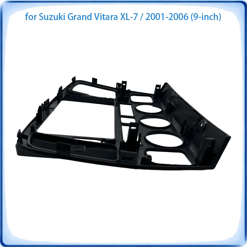 Car Radio Fascia Frame For Suzuki Grand Vitara XL-7 2001-2006 9 inch Wiring Harness Power Cable Car Accessories Plug & Play
