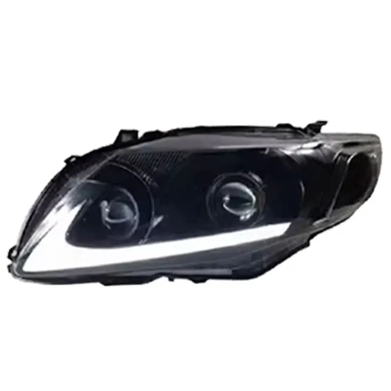 Car Head Lamp for Toyota Corolla LED Headlight 2007-2010 Headlights Corolla DRL Turn Signal High Beam Angel Eye Projector Lens