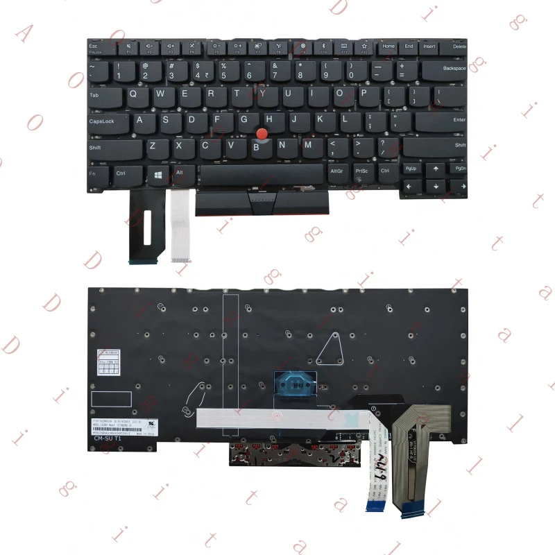 A is suitable for Lenovo T490S T495S T13s T14S P1 X1 Extreme X1 Hermit GEN2/3 laptop keyboard