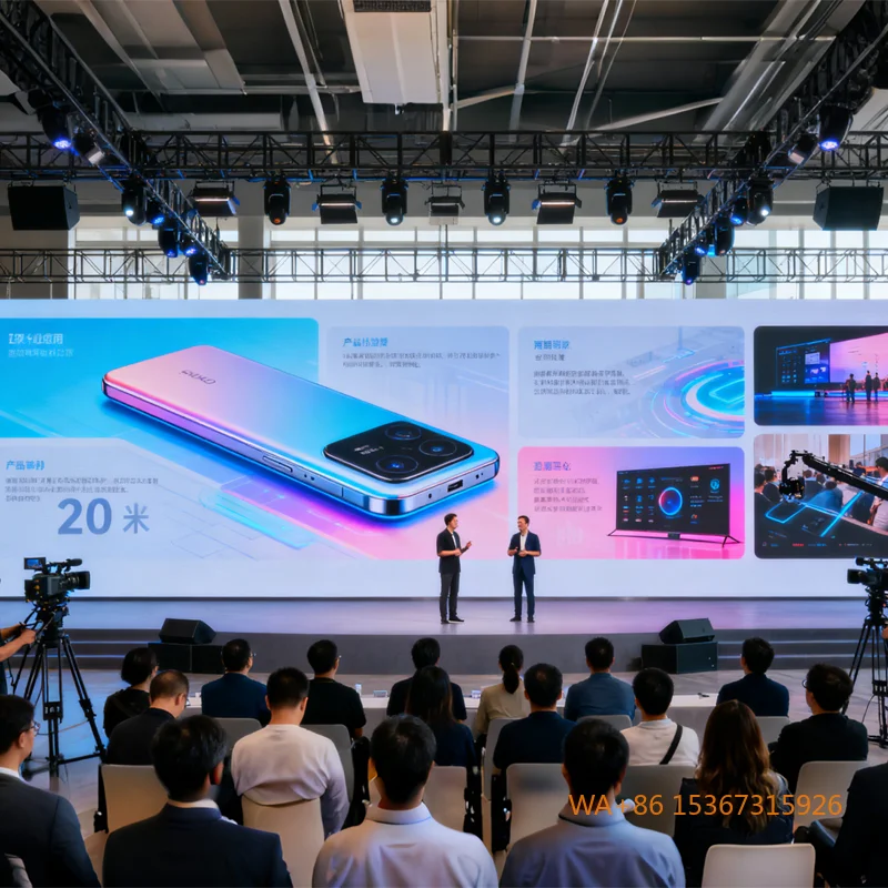 

P3.91 Indoor Wedding LED Rental Cabinet Background Display