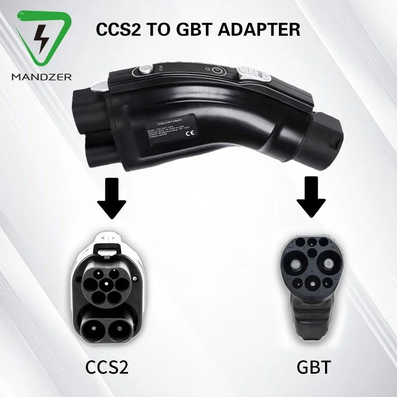 EV DC Charging Connector 200A DC Gbt CCS2 CCS1/CCS2 To GBT EV Charger Adapter